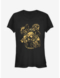 Magic: The Gathering Magic Character Outine Girls T-Shirt