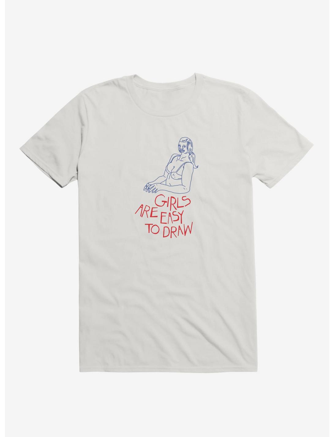 Girls are Easy to Draw T-Shirt