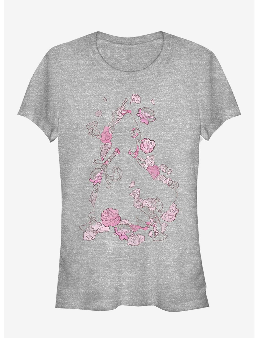 Disney Beauty And The Beast Belle Silhouette Girls T-Shirt