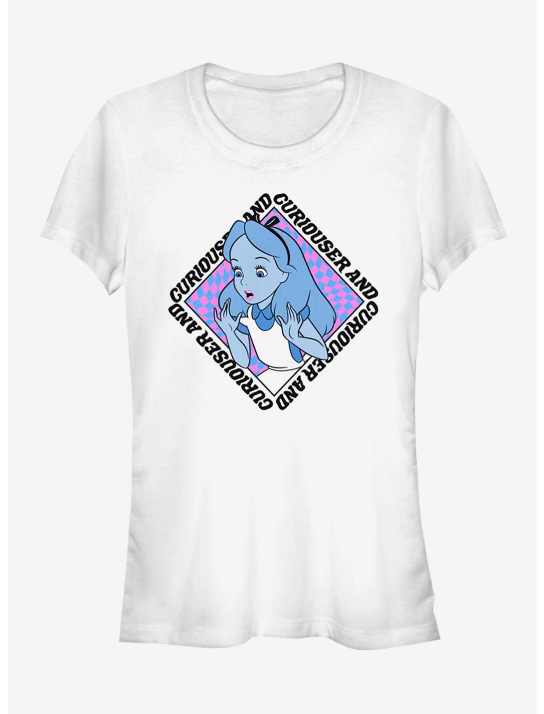 Disney Alice In Wonderland Alice Face Girls T-Shirt