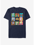 Nintendo Animal Crossing 8 Character Paste Up Heavyweight T-Shirt