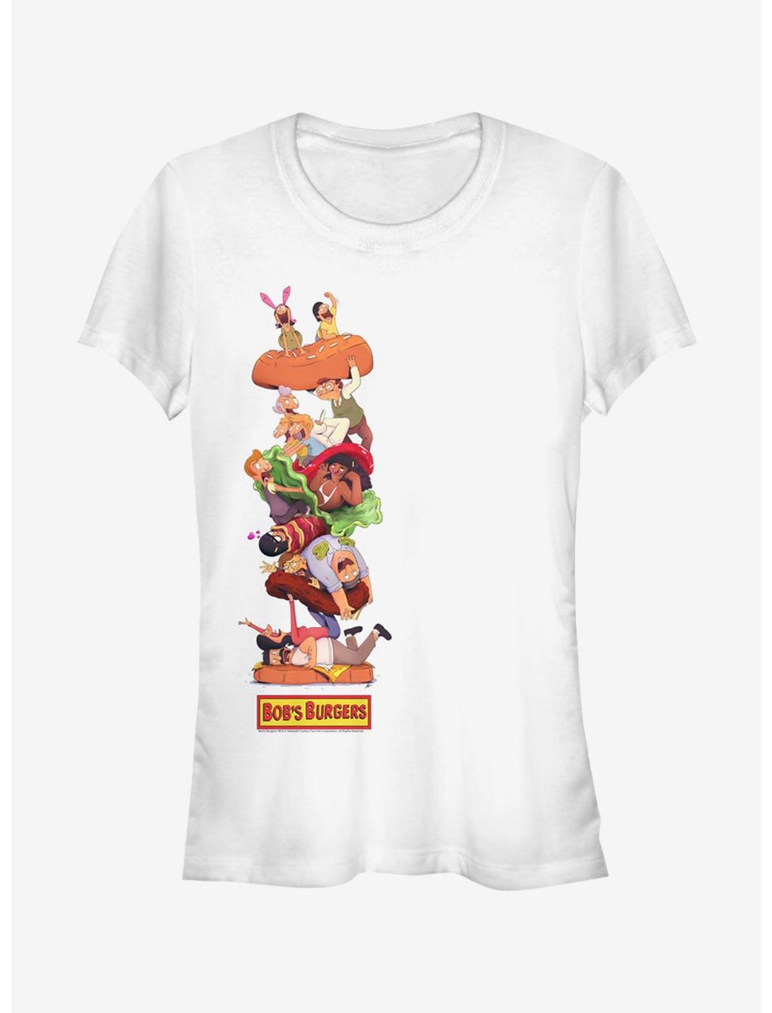 Bob's Burgers Stack Painting Girls T-Shirt