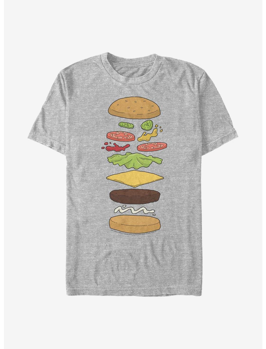 Bob's Burgers Burger Diagram T-Shirt