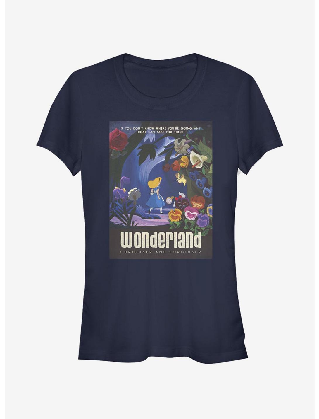 Disney Alice In Wonderland Curiouser Girls T-Shirt