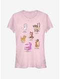 Disney Classic Cat Breeds Girls T-Shirt