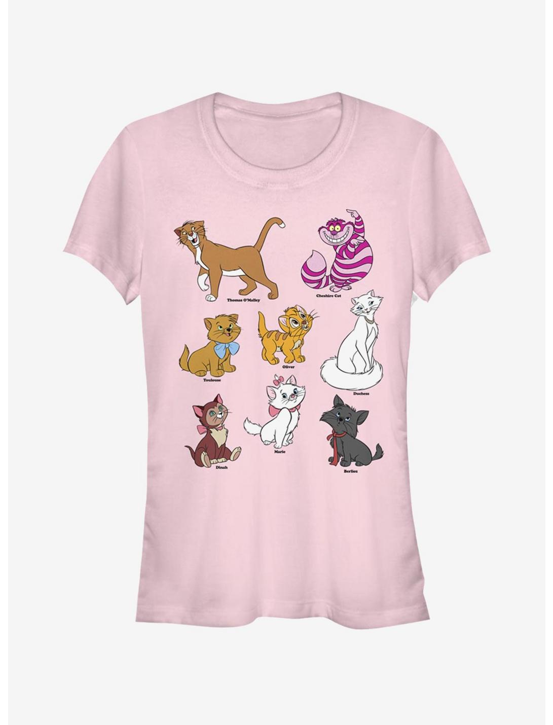 Disney Classic Disney Cats Grid Girls T-Shirt