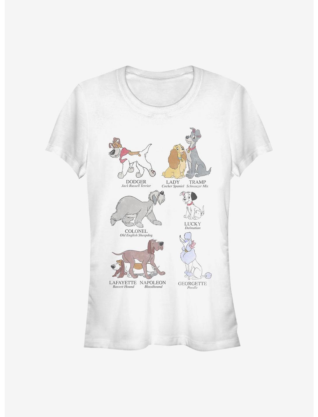 Disney Classic Dog Breeds Girls T-Shirt