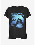 Disney Lady And The Tramp Silhouette Love Girls T-Shirt