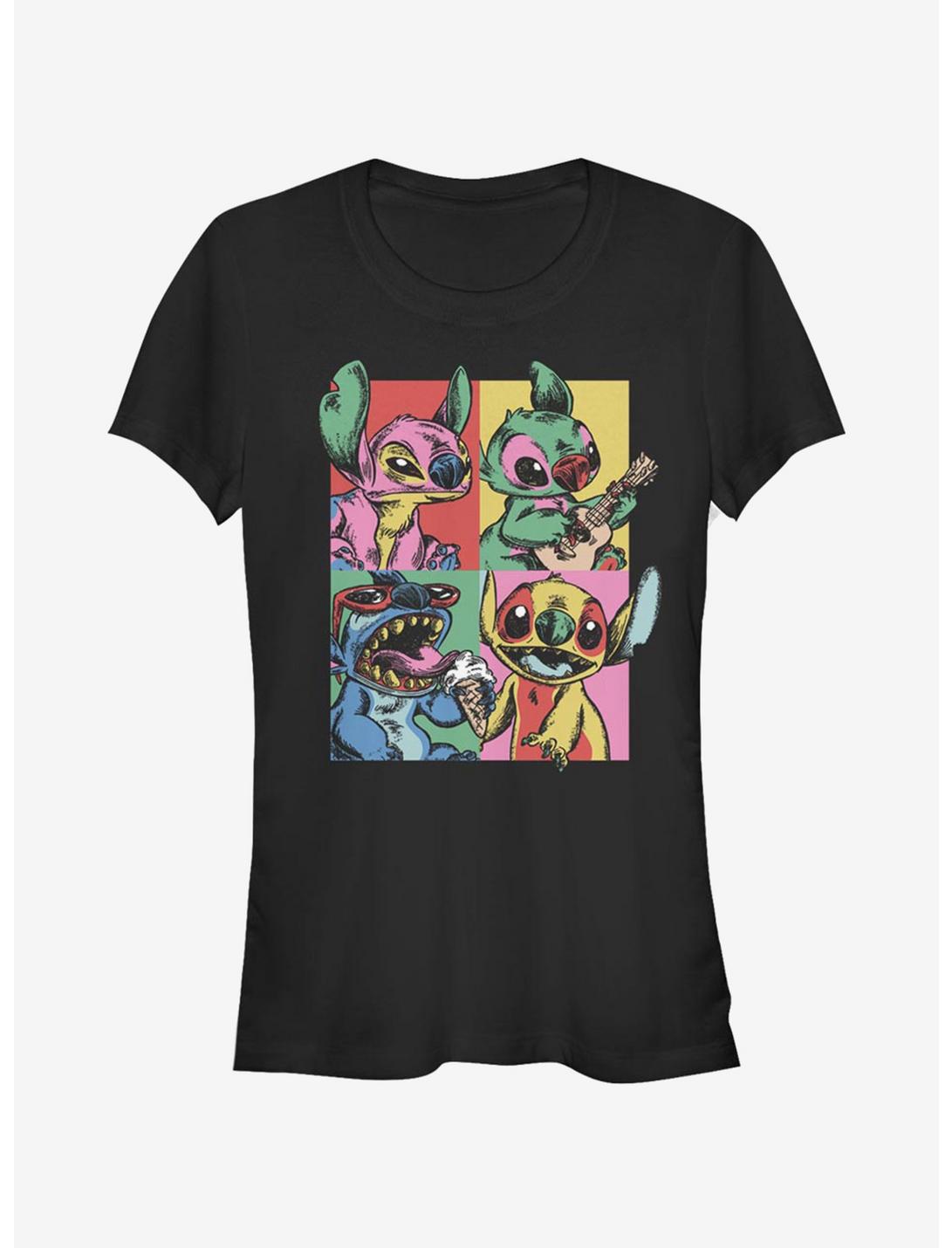 Disney Lilo & Stitch Grunge Stitch Girls T-Shirt