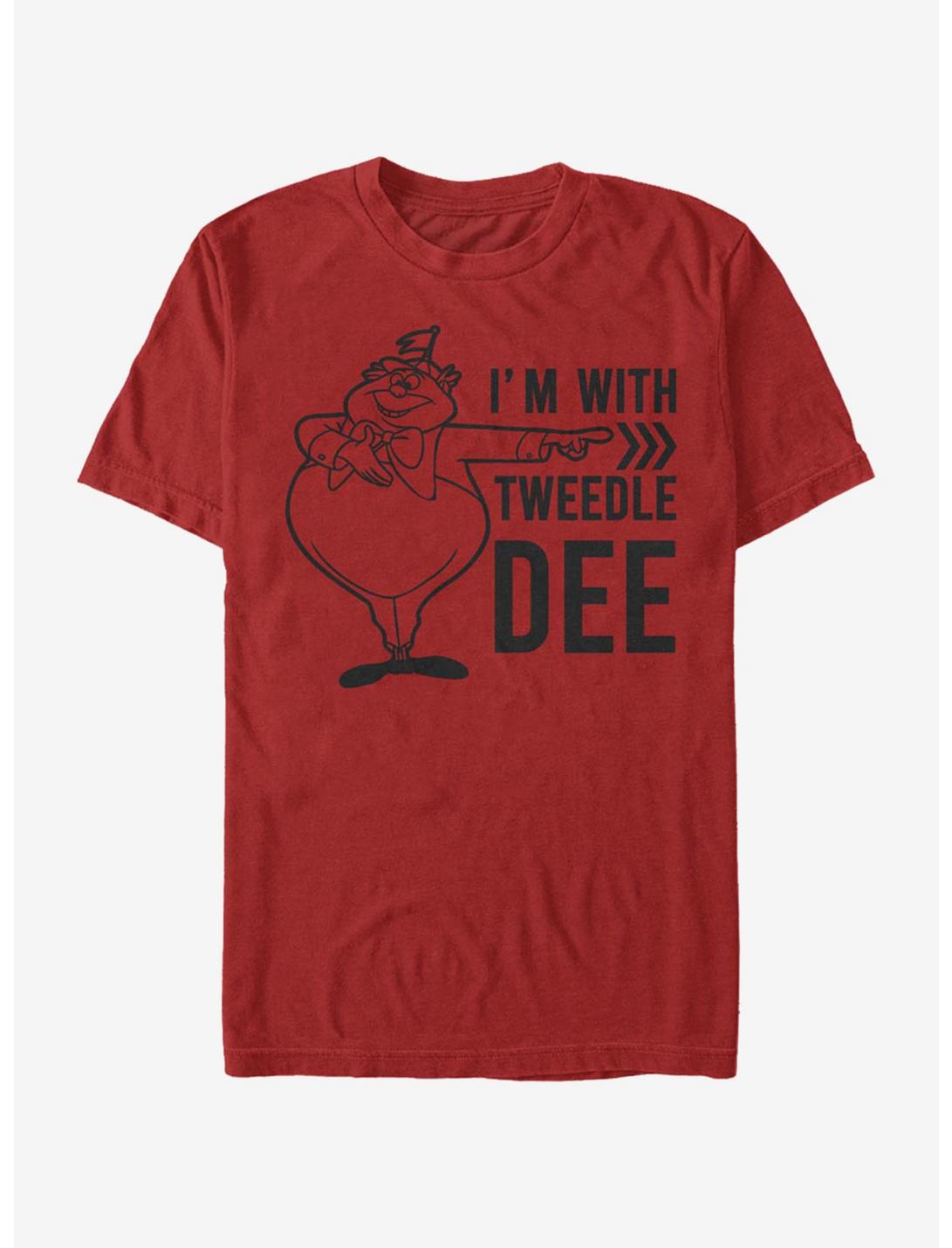 Disney Alice In Wonderland I'm With Tweedle Dee T-Shirt