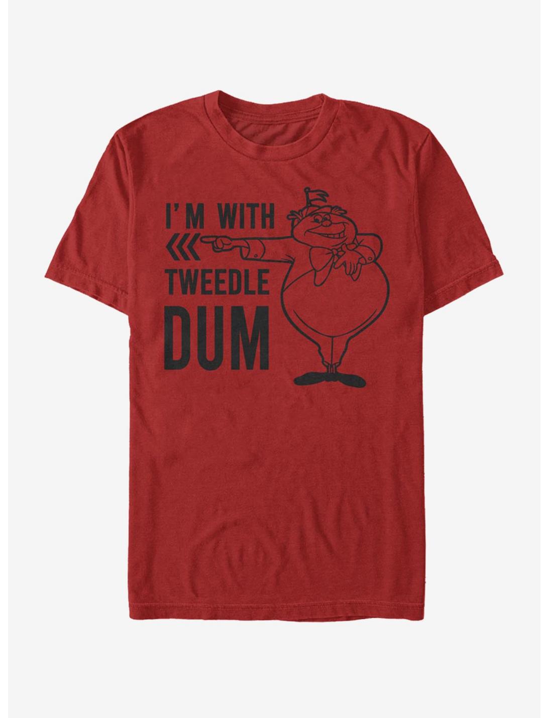 Disney Alice In Wonderland I'm With Tweedle Dum T-Shirt