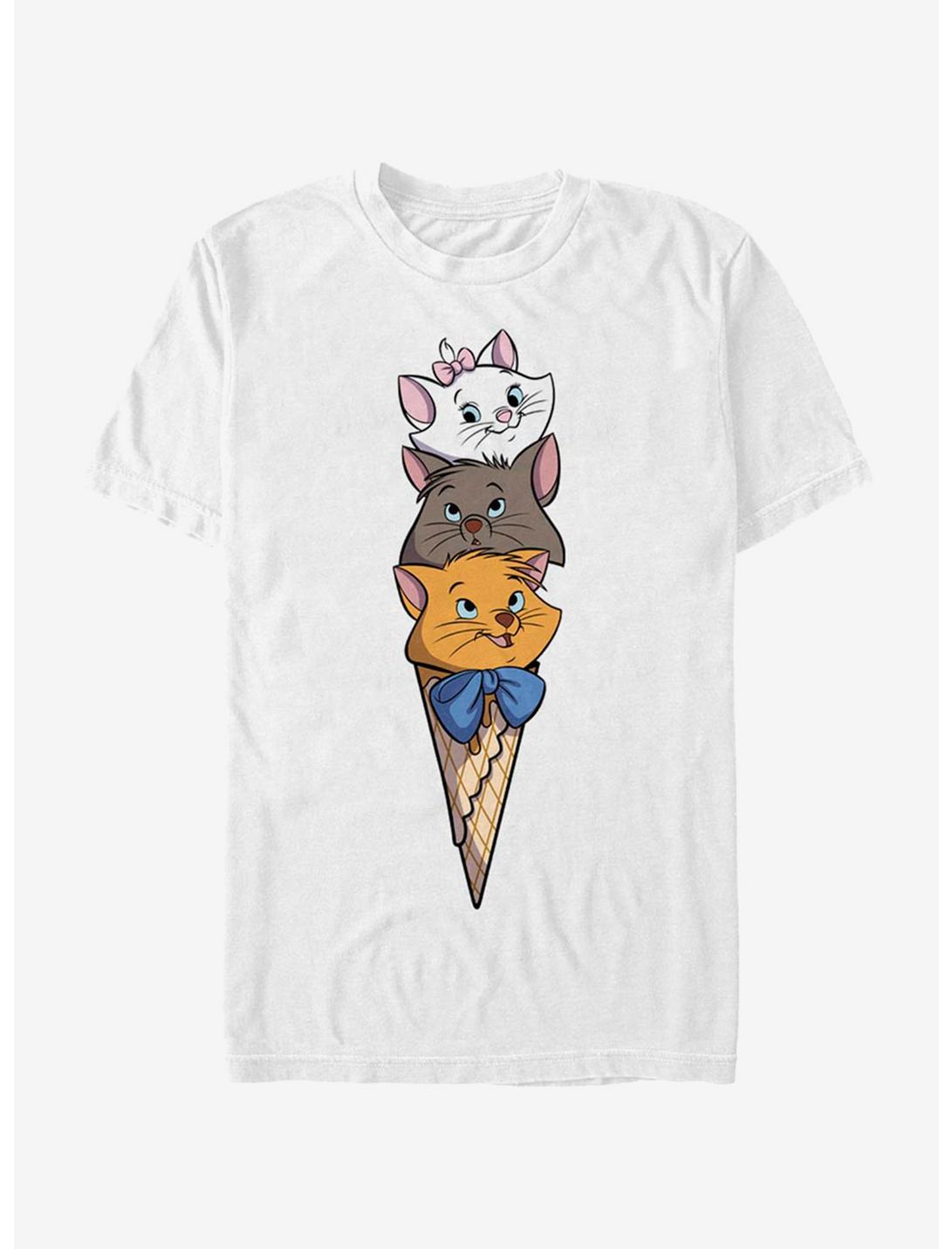 Disney The Aristocats Kitten Ice Cream Stack T-Shirt