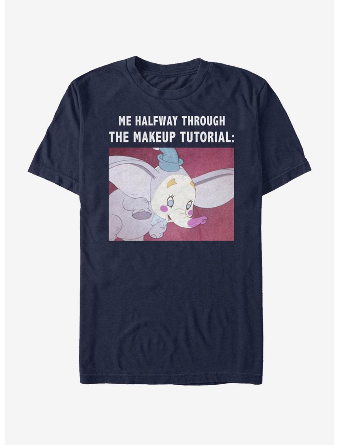Disney Dumbo Makeup Meme T-Shirt