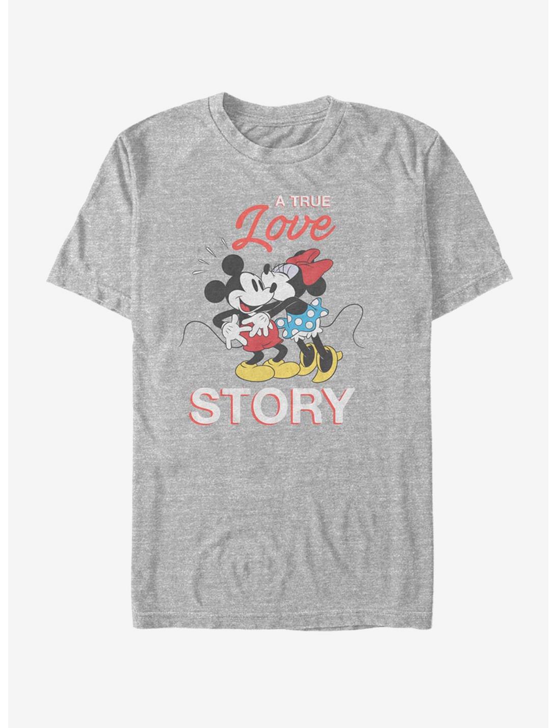 Disney Mickey Mouse & Minnie Mouse True Love Story T-Shirt