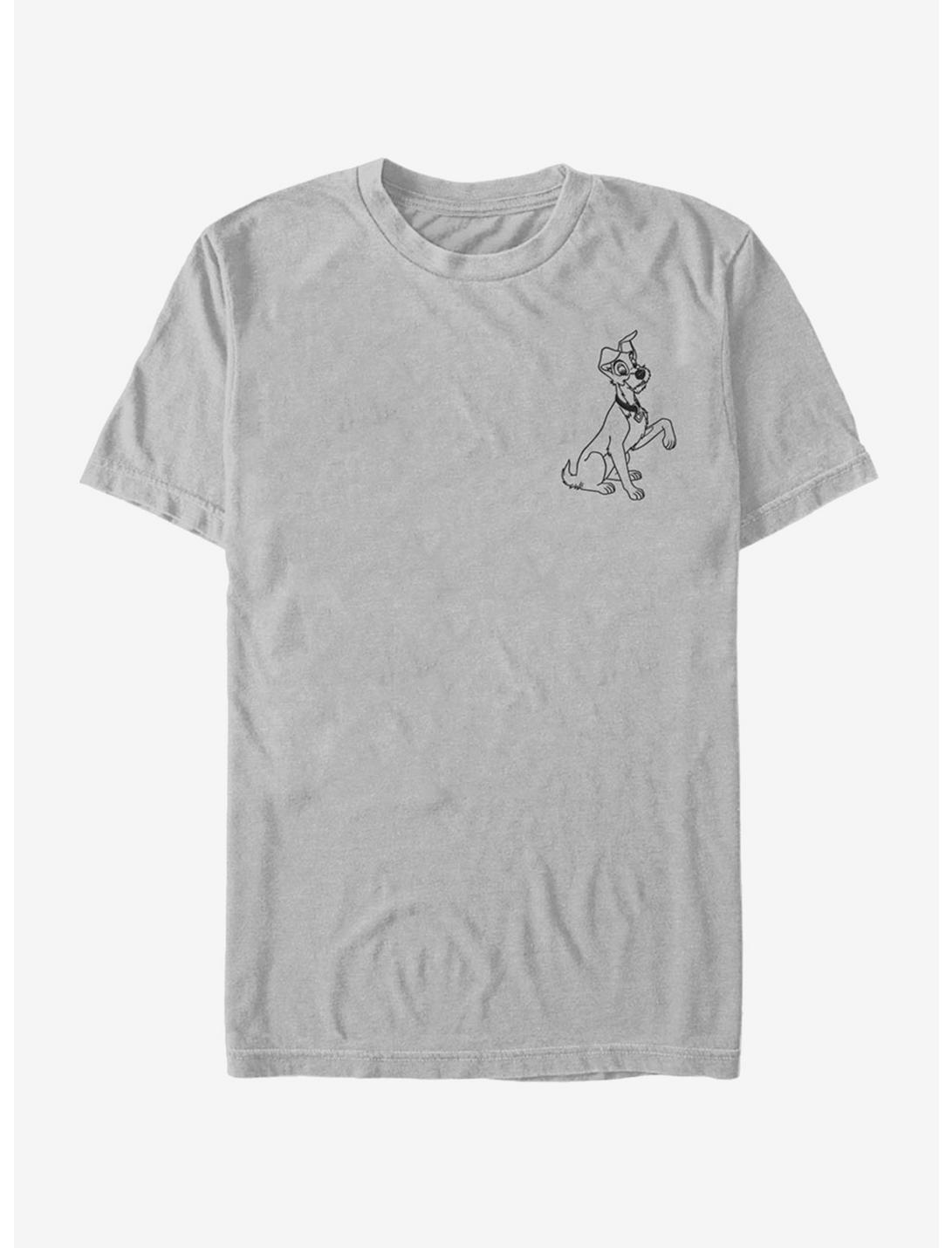 Disney Lady And The Tramp Tramp Vintage Line T-Shirt