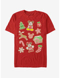 Disney Mickey Mouse & Minnie Mouse Holiday Gingerbread Cookies T-Shirt