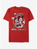 Disney Mickey Mouse & Minnie Mouse Happy Holidays T-Shirt