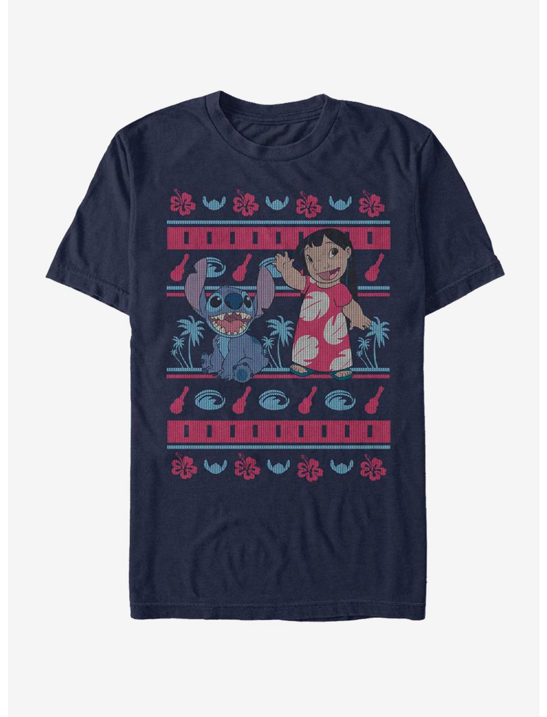 Disney Lilo & Stitch Holiday Lilo Hawaiian Pattern T-Shirt