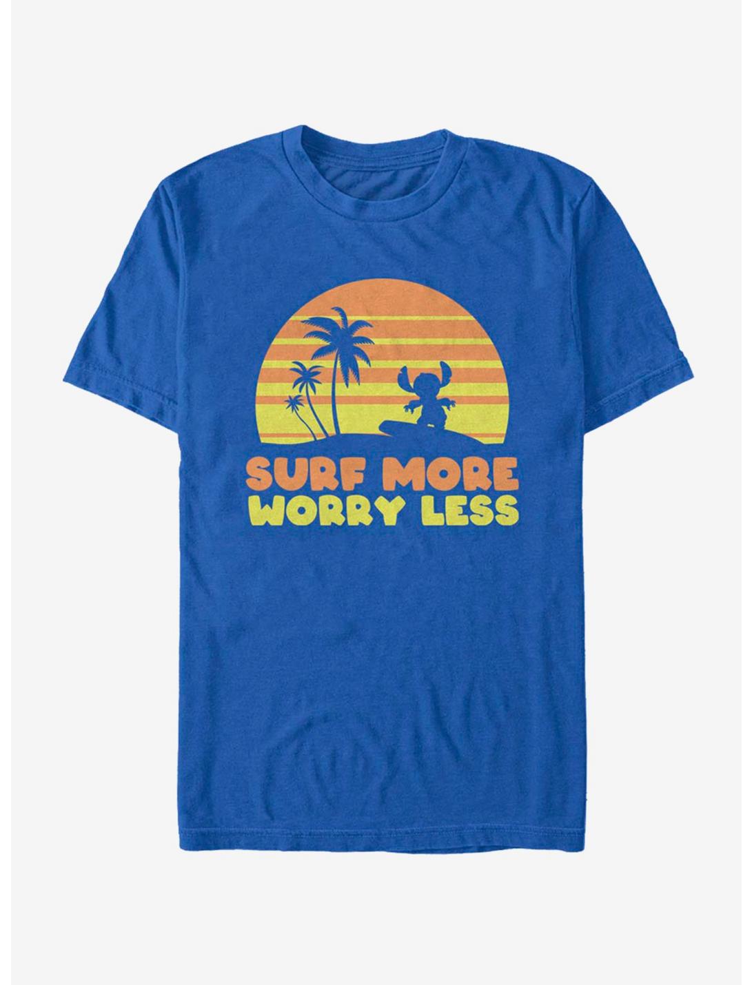 Disney Lilo & Stitch Surf More Worry Less T-Shirt