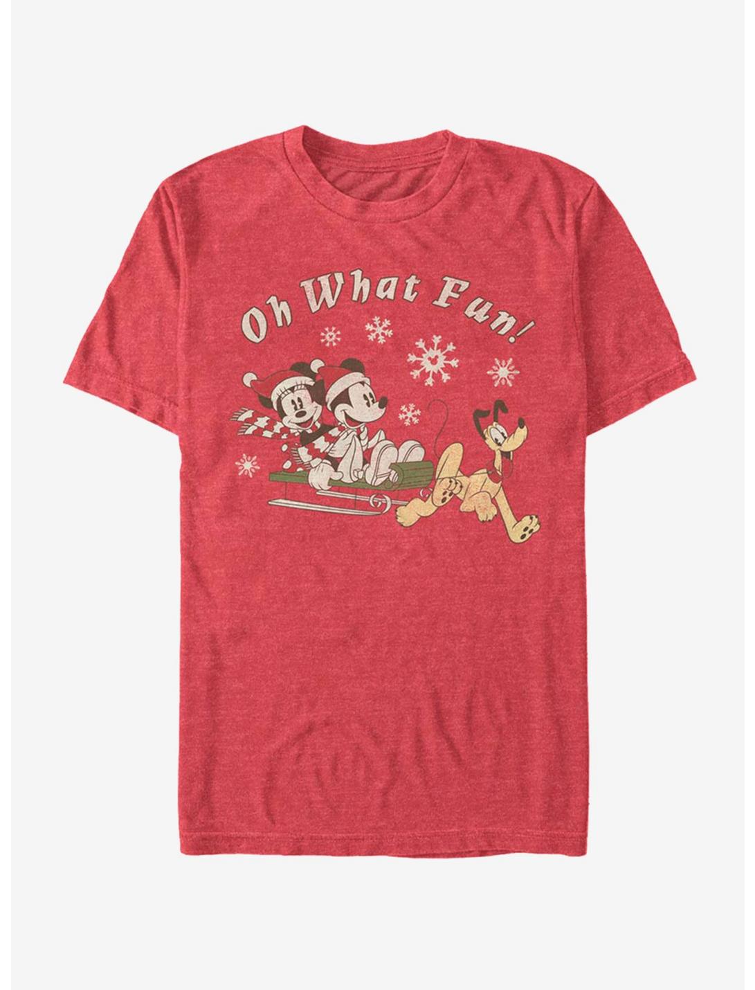 Disney Mickey Mouse & Minnie Mouse Holiday Oh What Fun T-Shirt
