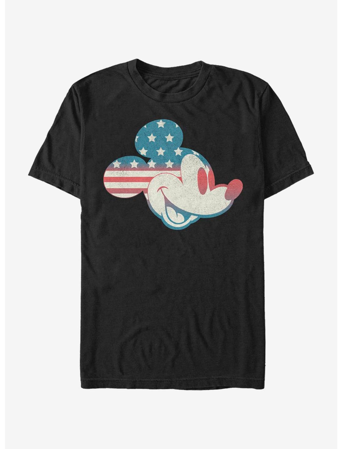 Disney Mickey Mouse Mickey Americana Flag Fill T-Shirt