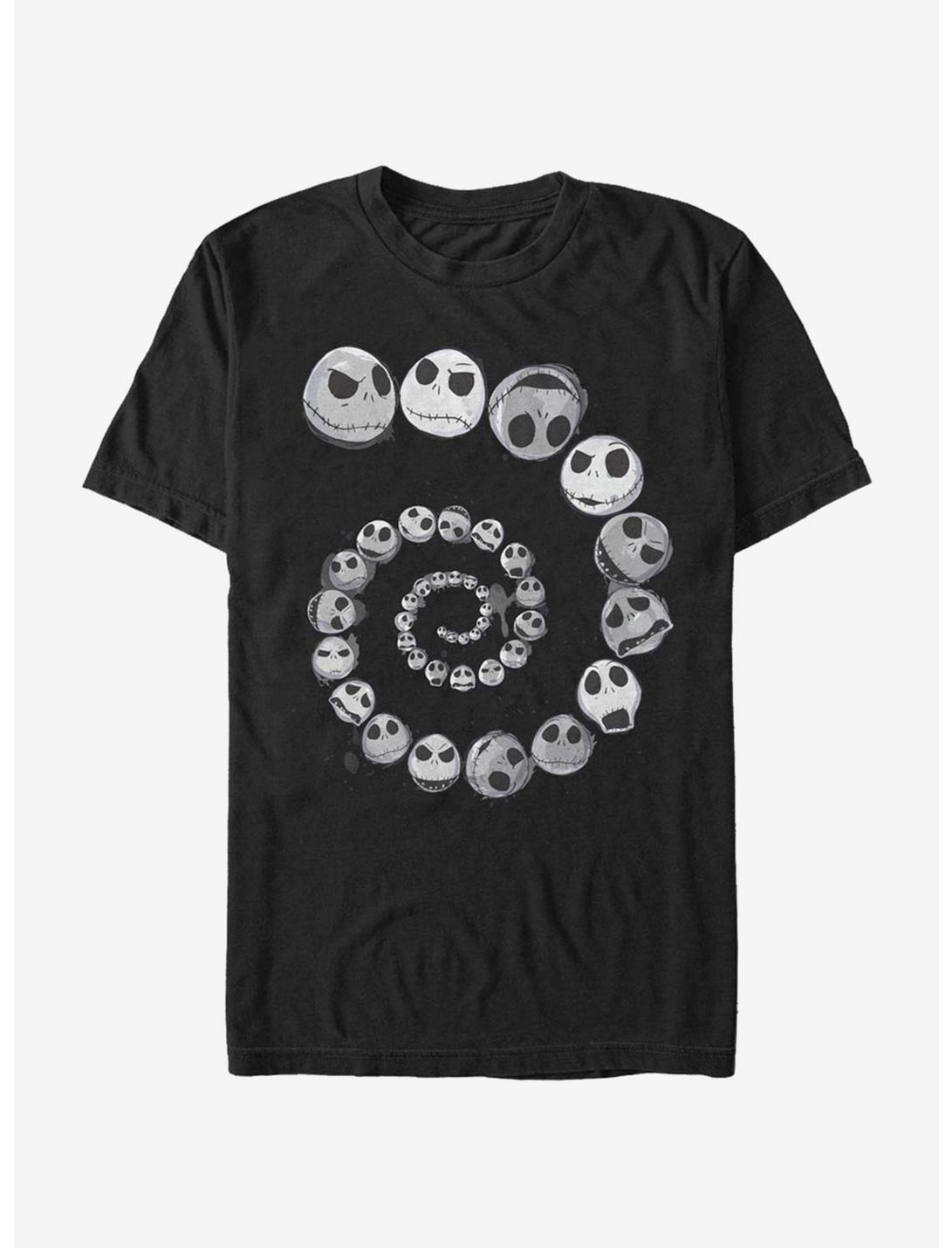 The Nightmare Before Christmas Jack Emotions Spiral T-Shirt