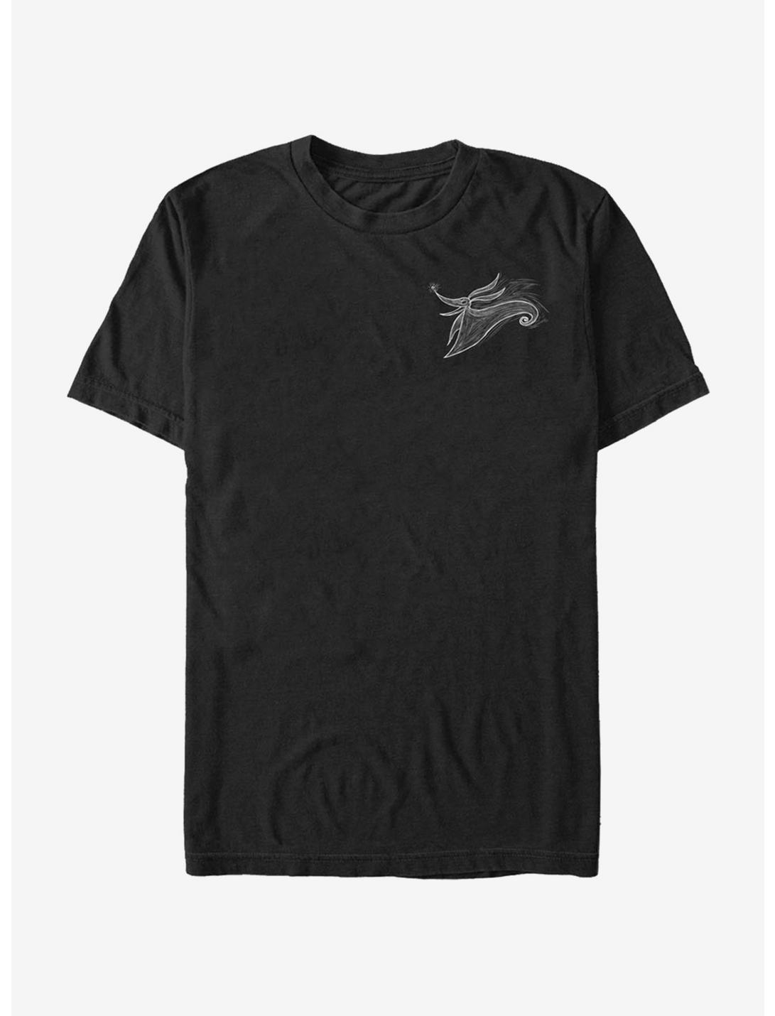 The Nightmare Before Christmas Zero Pocket Scribble T-Shirt