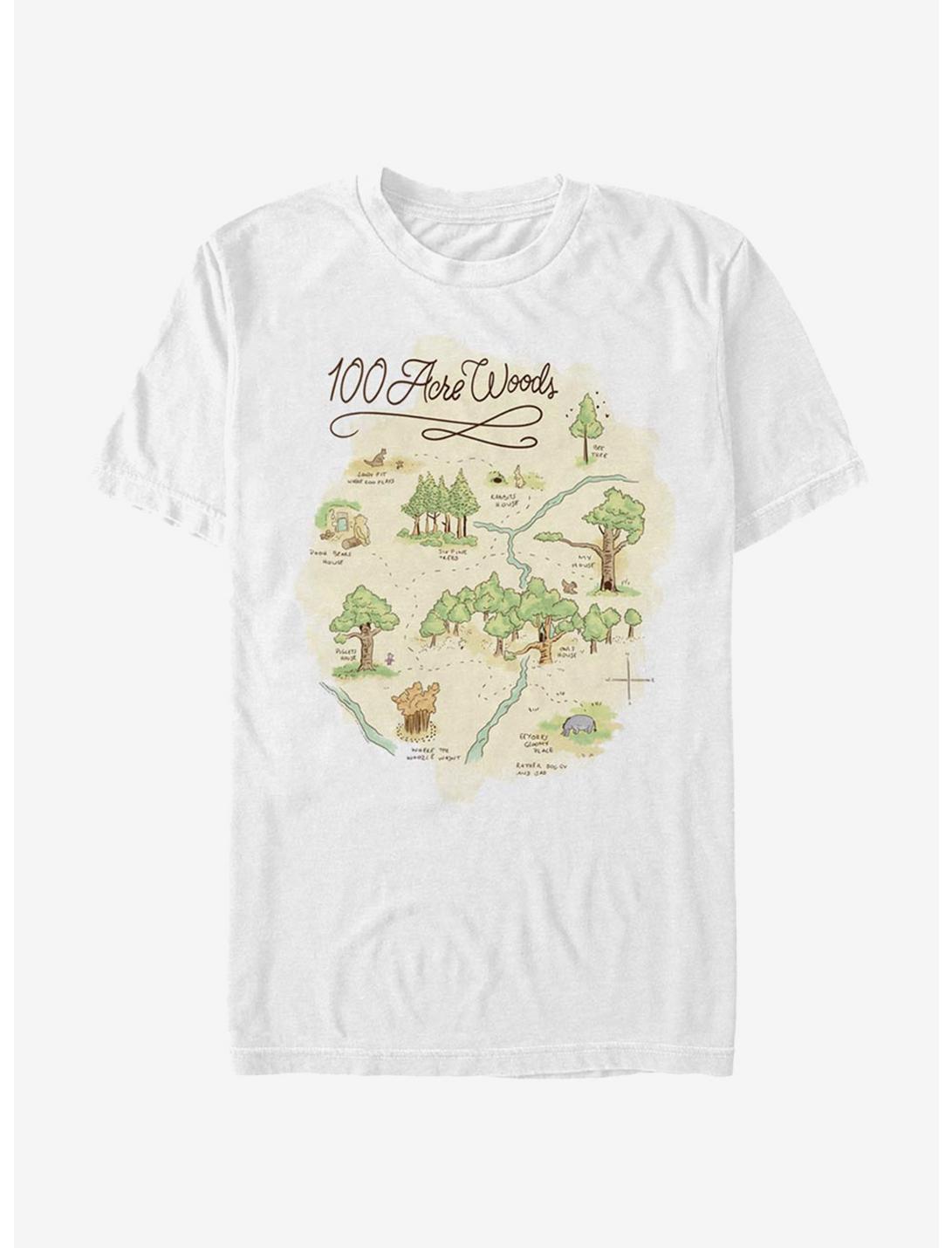 Disney Winnie The Pooh 100 Acre Map T-Shirt