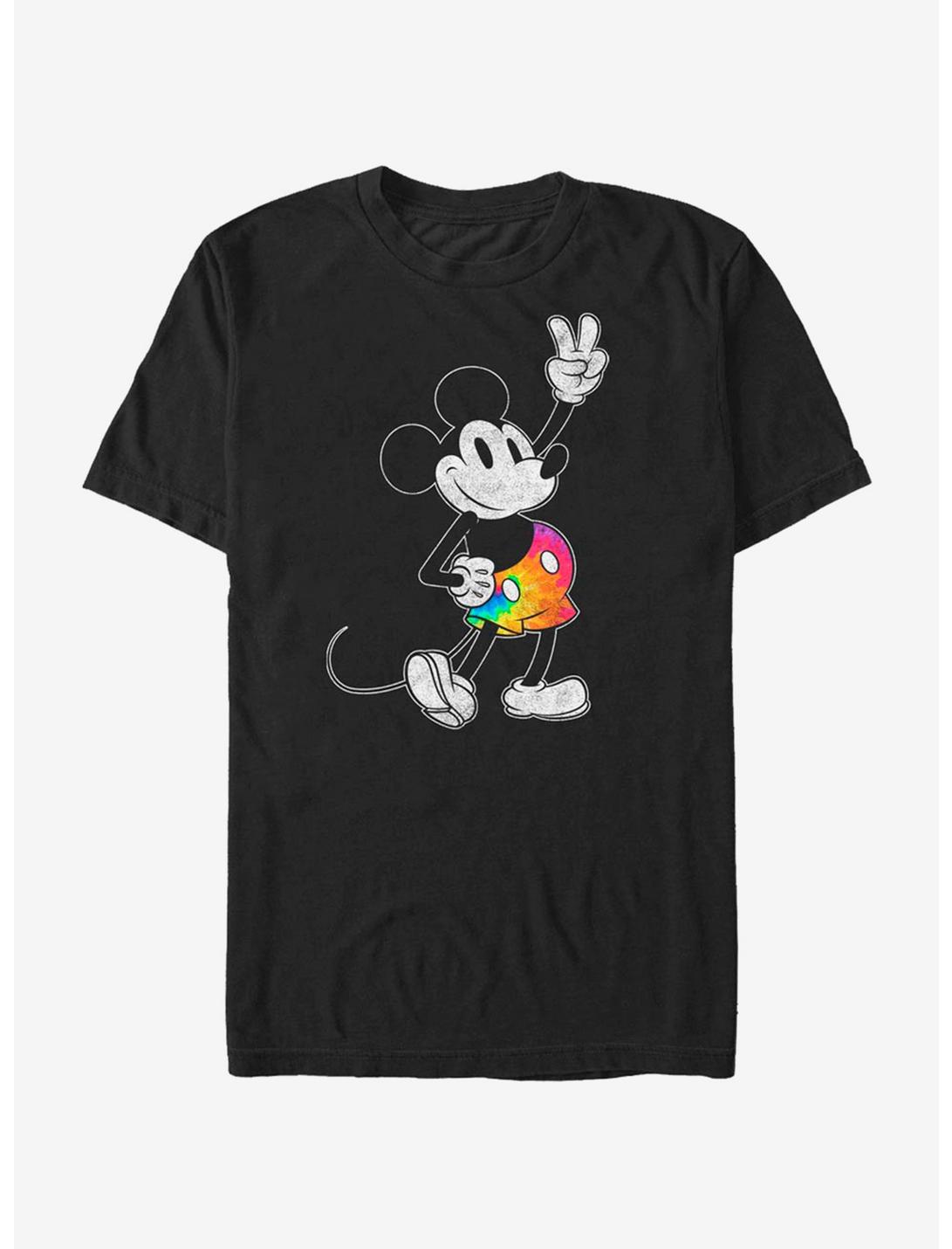 Disney Mickey Mouse Tie Dye Mickey Stroked T-Shirt