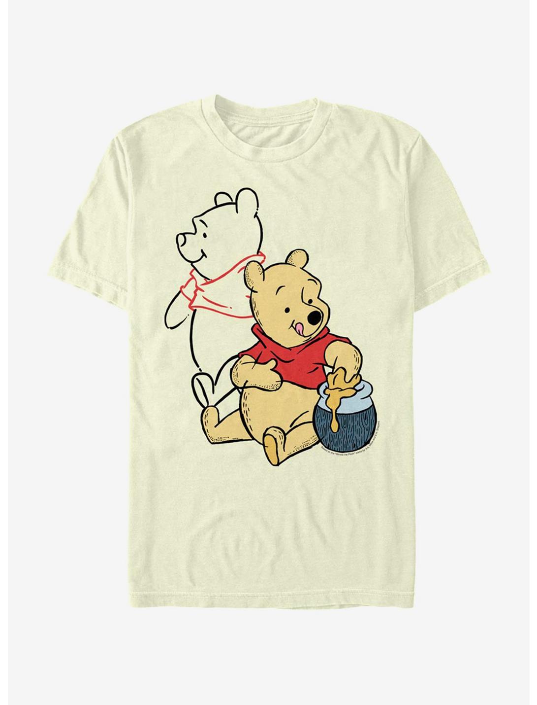 Disney Winnie The Pooh Pooh Line Art T-Shirt