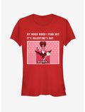 Disney Aladdin Jafar Valentine Meme Girls T-Shirt