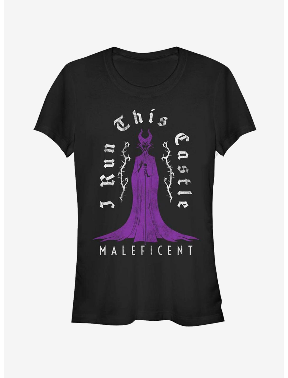 Disney Sleeping Beauty Maleficent Castle Girls T-Shirt