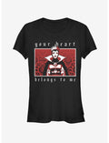 Disney Snow White Evil Queen Heart Girls T-Shirt
