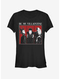 Disney Villains Be Mine Girls T-Shirt