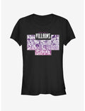 Disney Villains Periodic Villains Girls T-Shirt