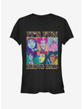 Disney Villains Villains Squared Up Girls T-Shirt