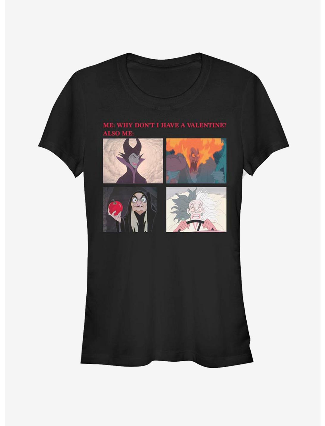 Disney Villains Valentine Meme Girls T-Shirt