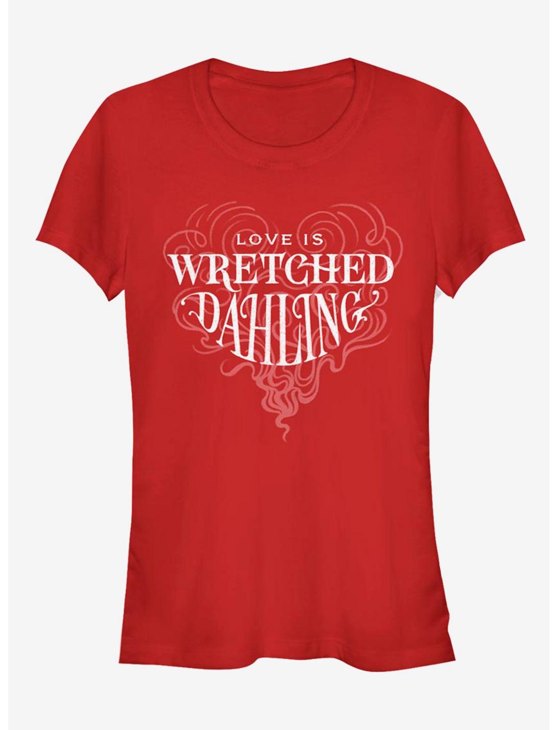 Disney Villains Cruella De Vil Love Is Wretched Dahling Girls T-Shirt