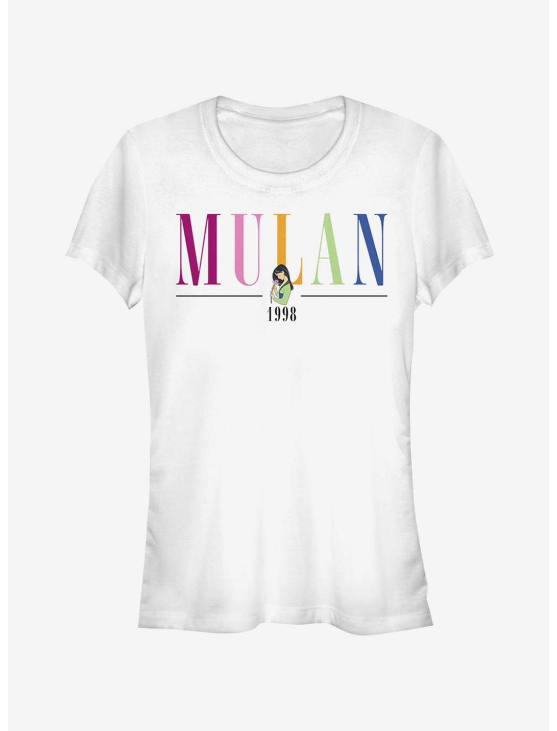Disney Mulan Colorful Title Girls T-Shirt