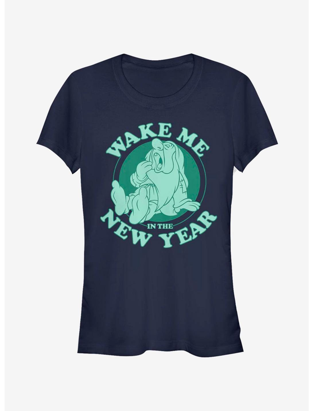 Disney Snow White Sleepy New Year Girls T-Shirt