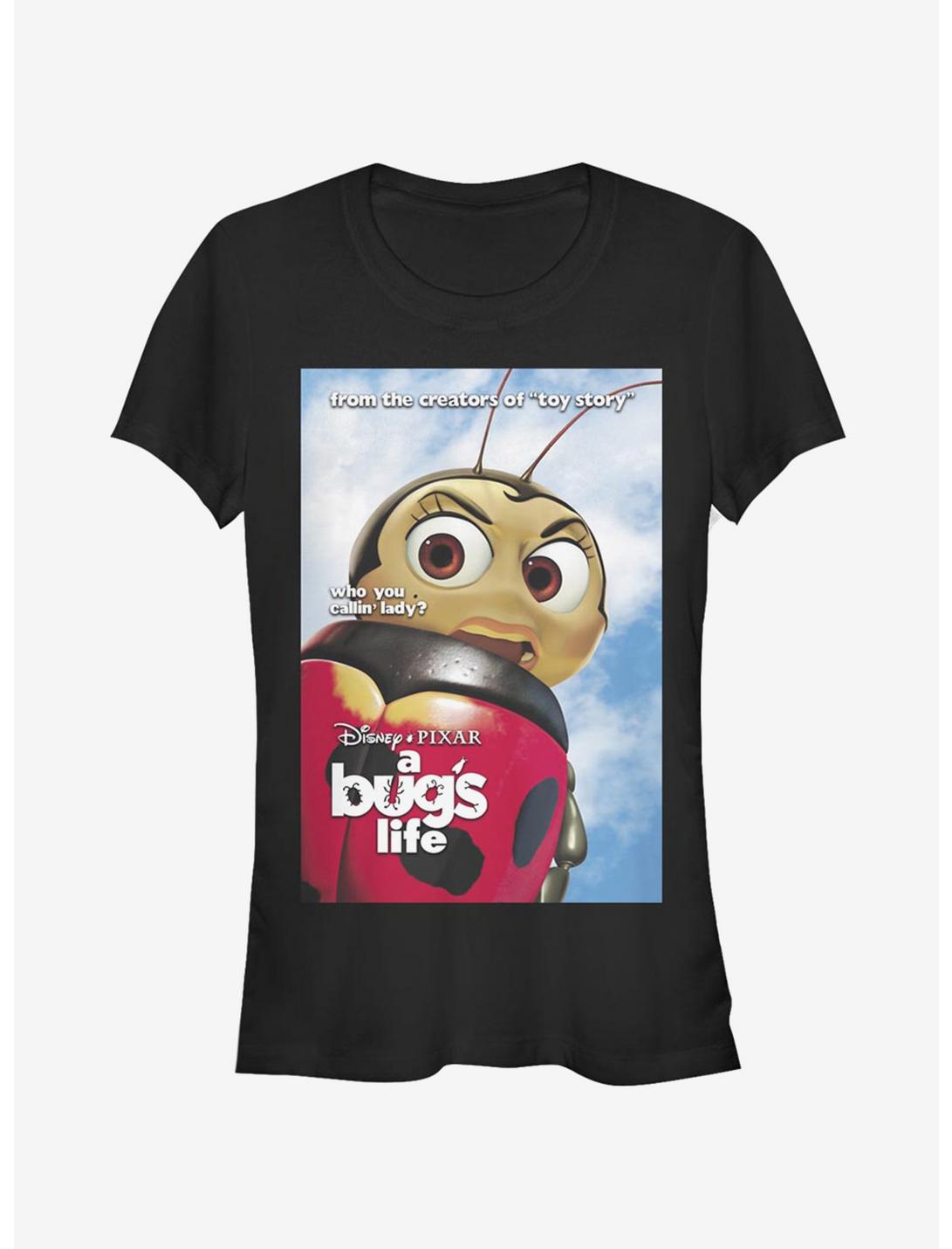 Disney Pixar A Bug's Life Not A Lady Poster Girls T-Shirt
