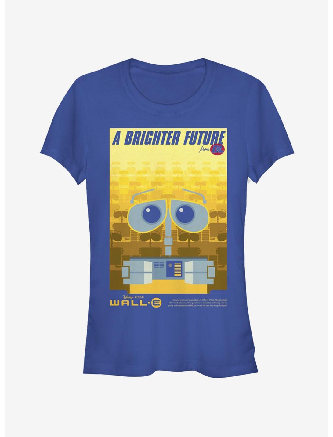 Disney Pixar Wall-E Brighter Future Poster Girls T-Shirt