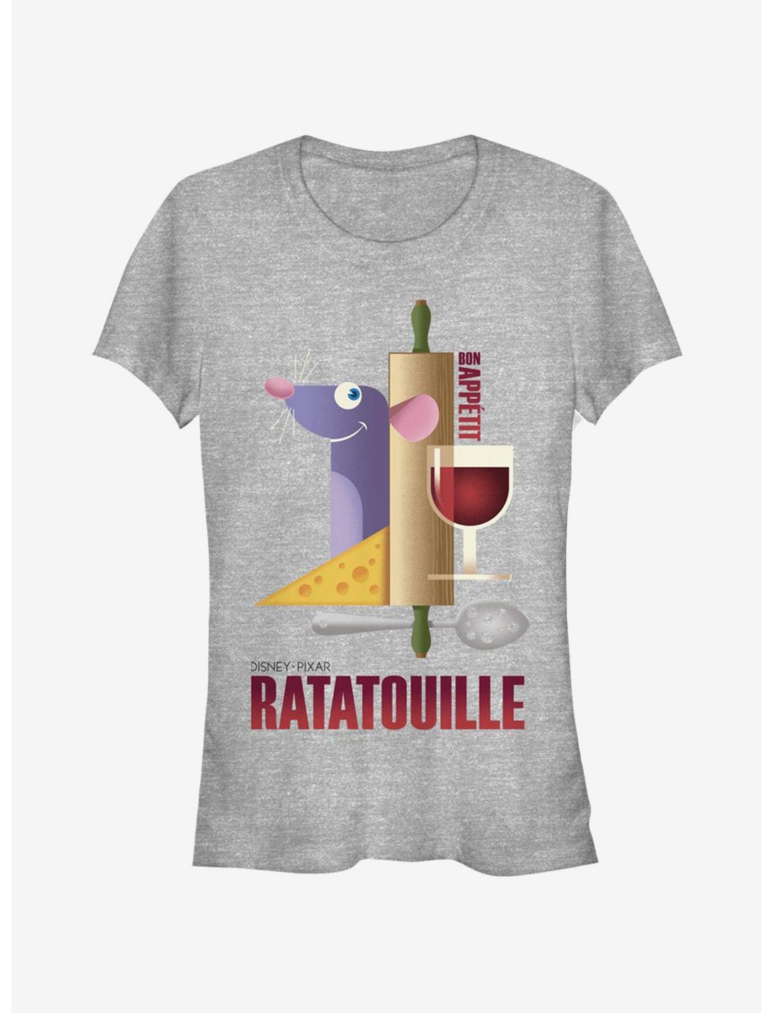 Disney Pixar Ratatouille Bon Appetit Poster Girls T-Shirt