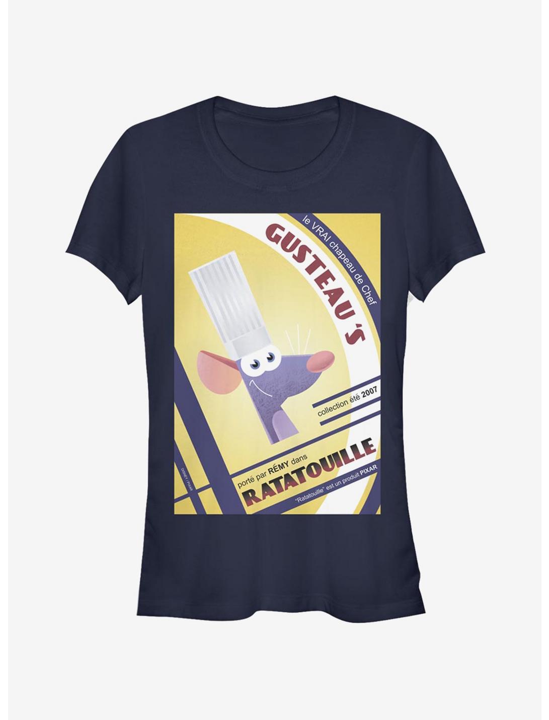 Disney Pixar Ratatouille Gusteau's Et Remy Poster Girls T-Shirt