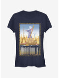 Disney Pixar Ratatouille Un Grand Chef Poster Girls T-Shirt