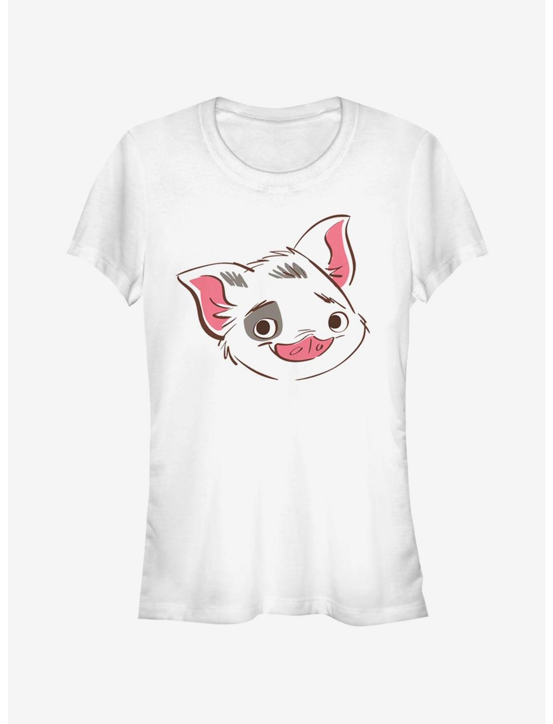 Disney Moana Big Face Pua Girls T-Shirt