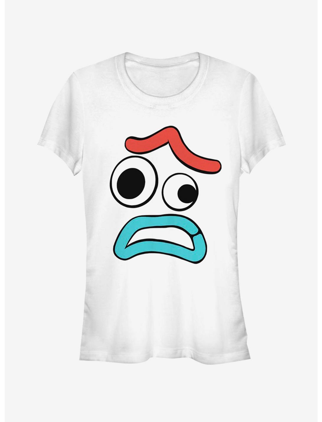Disney Pixar Toy Story Big Face Scared Forky Girls T-Shirt