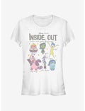 Disney Pixar Inside Out How Are You Feeling Girls T-Shirt