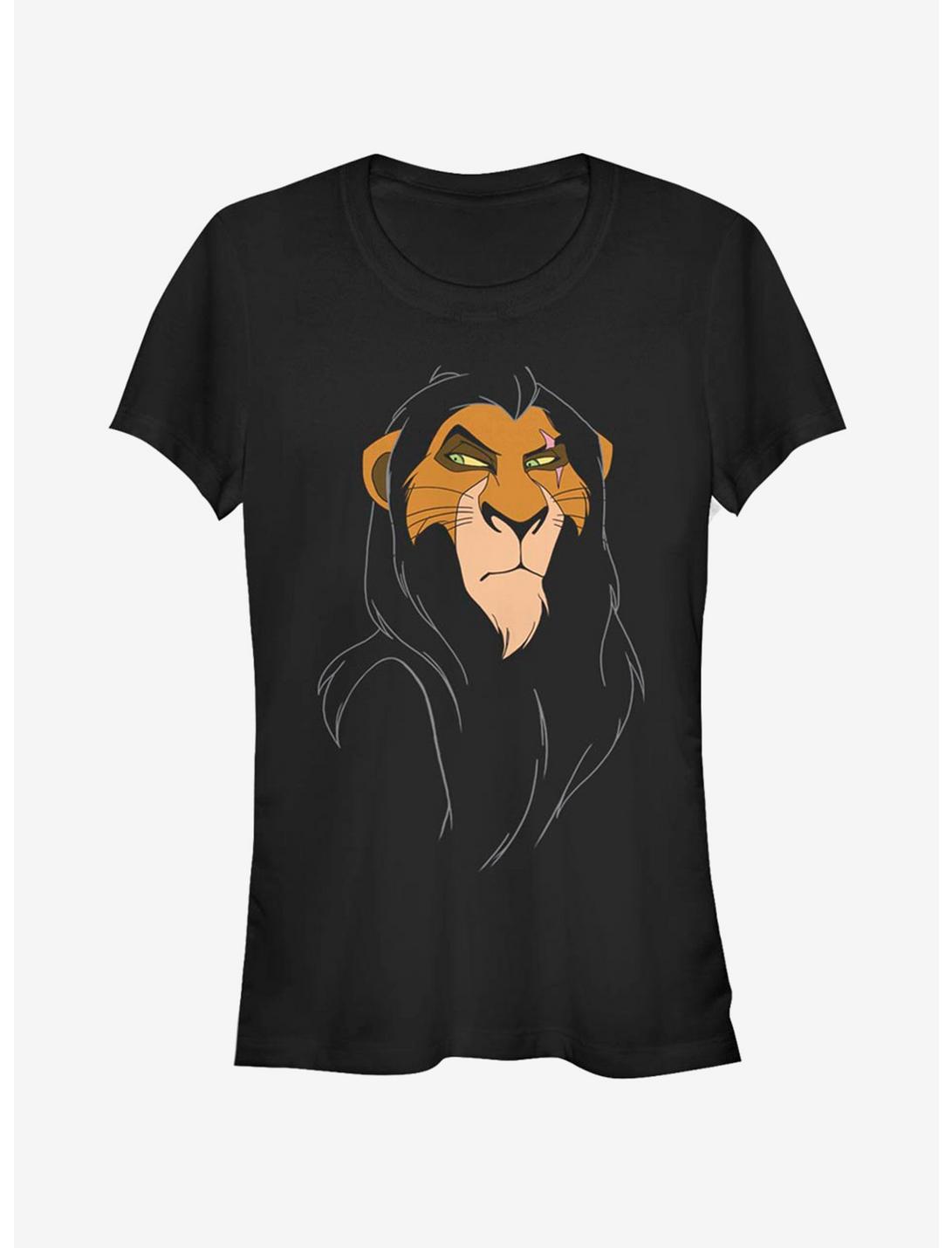 Disney The Lion King Big Face Scar Girls T-Shirt