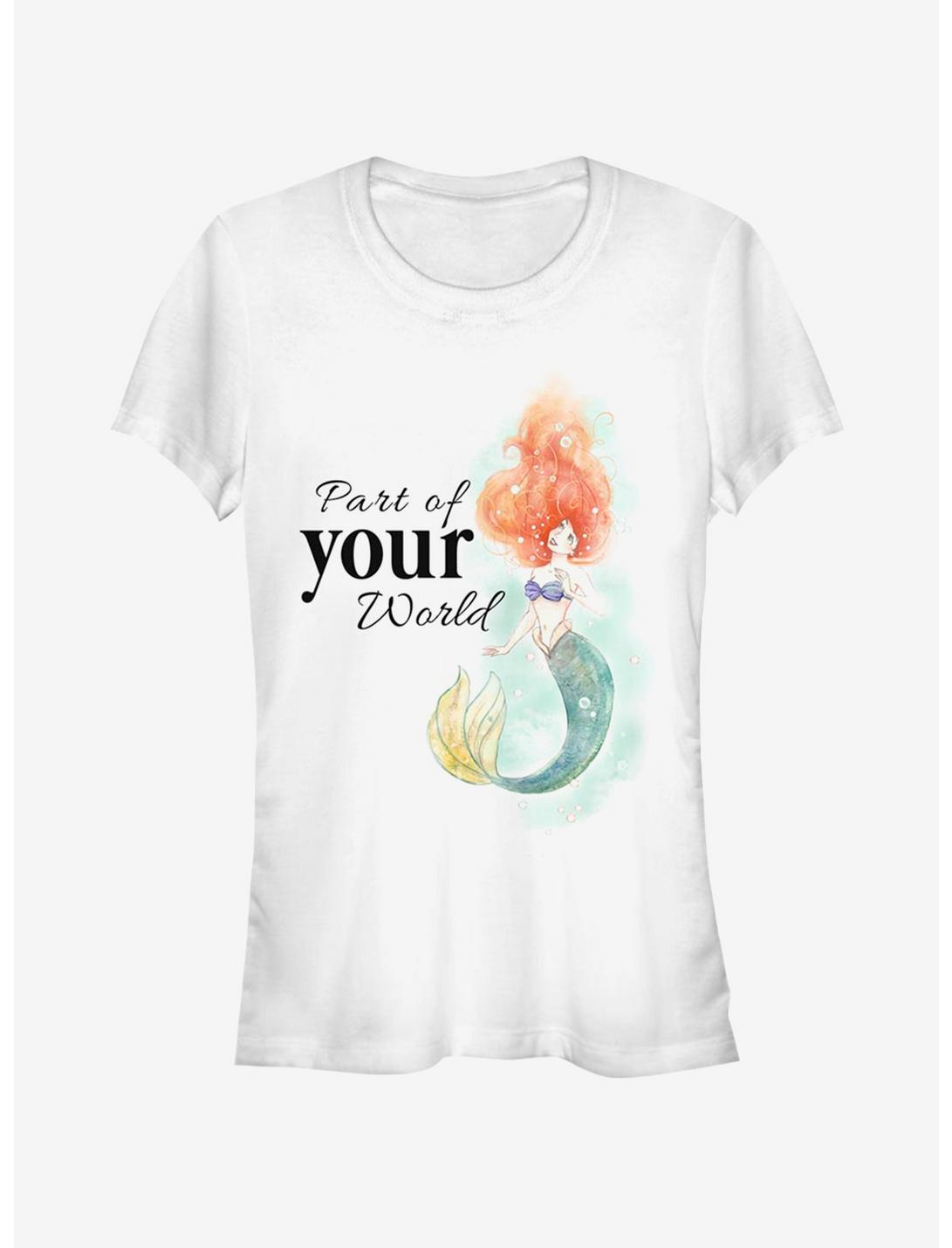 Disney The Little Mermaid Peaceful Ariel World Girls T-Shirt